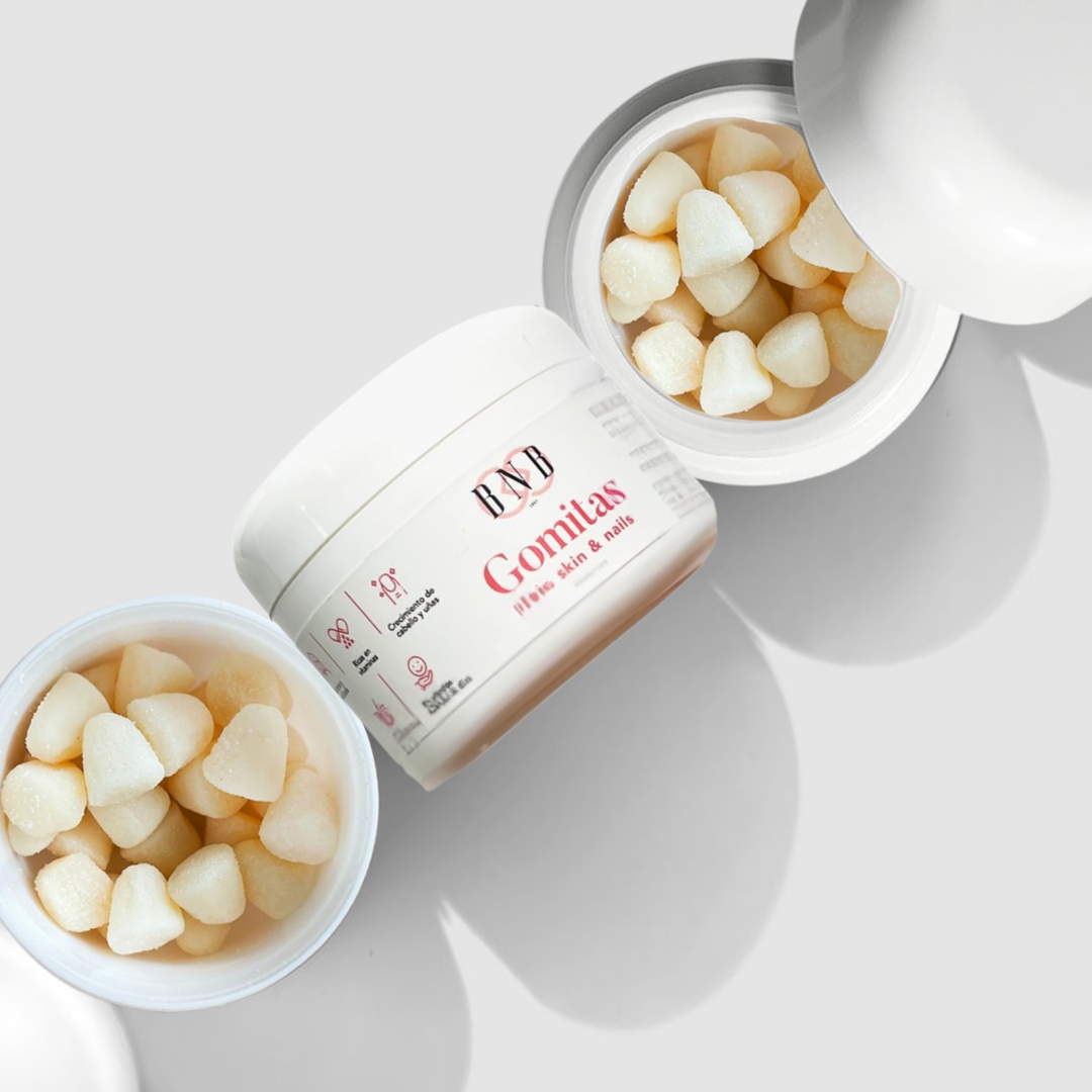 Gomitas para cabello, piel y uñas