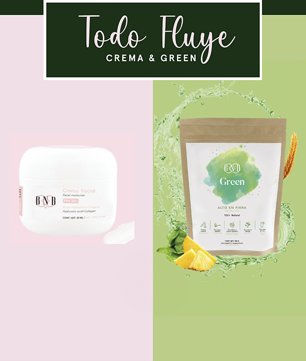 Kit Todo Fluye: Crema & Green